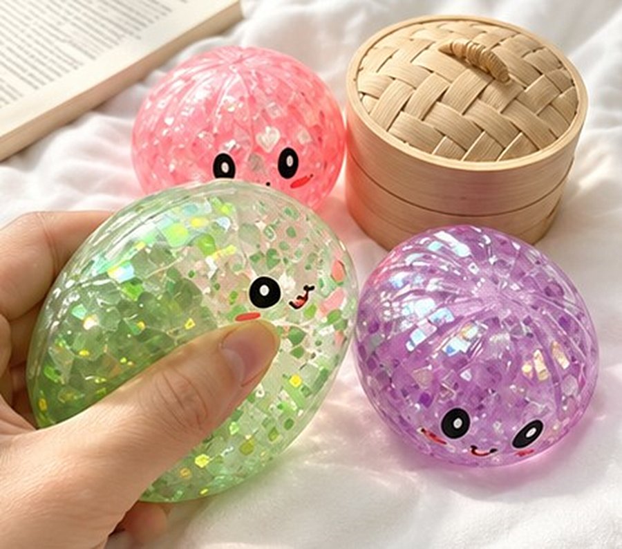 Boules Paillettes Kawaii